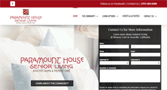 Desktop Screenshot of paramounthouseseniorliving.com